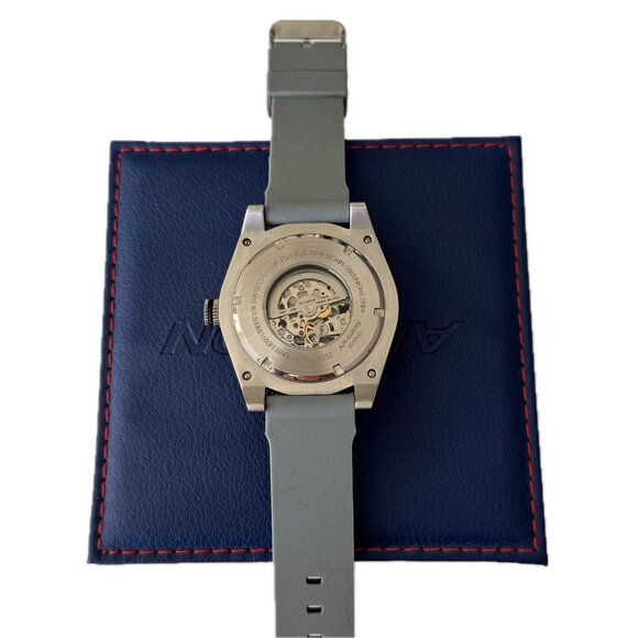 Aragon Silverjet 8N24 Miyota Skeleton Automatic Watch 50mm - ROSE GOLD - A232ROS - Picture 7 of 12